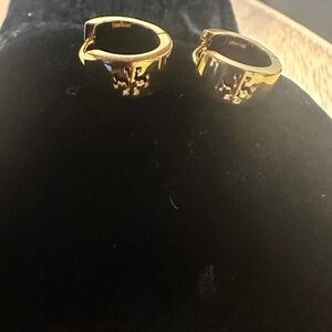 T-Gold Elegance Hoop Earrings